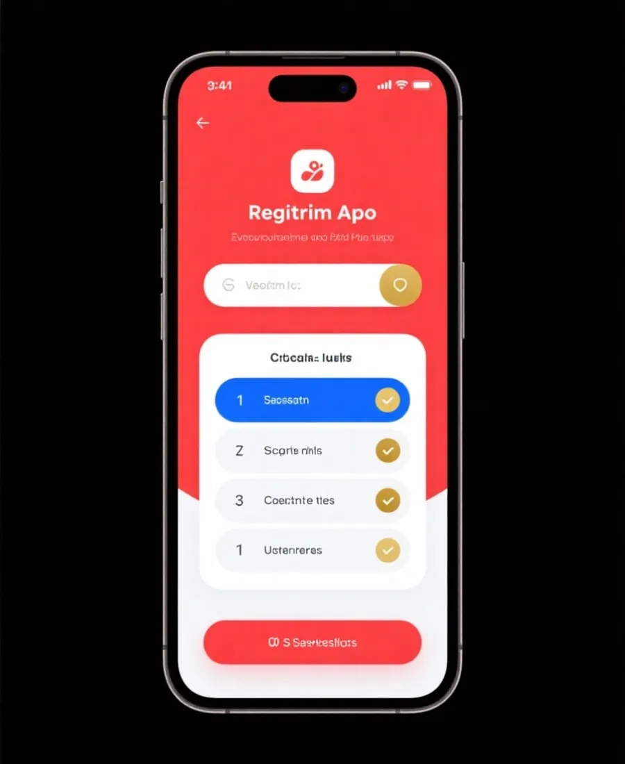 澳洲幸运5注册流程示意图